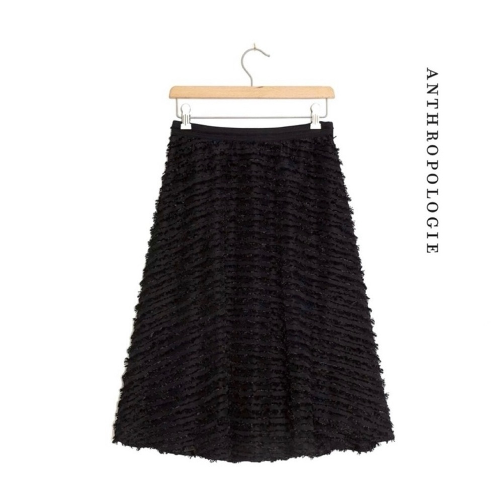 Anthropologie Maeve Textured Skirt - Size 8